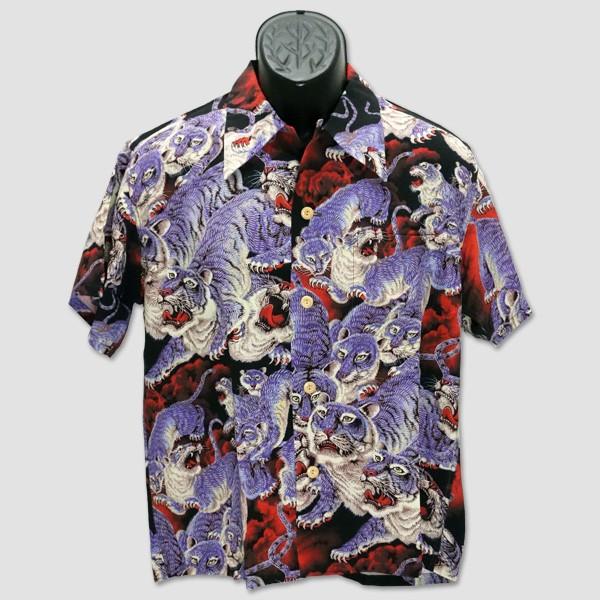SUN SURF　サン・サーフ半袖ハワイアンシャツ KALAKAUA SPECIAL EDITION　“One Hundred Tigers” SS38201 | SUN SURF | 01