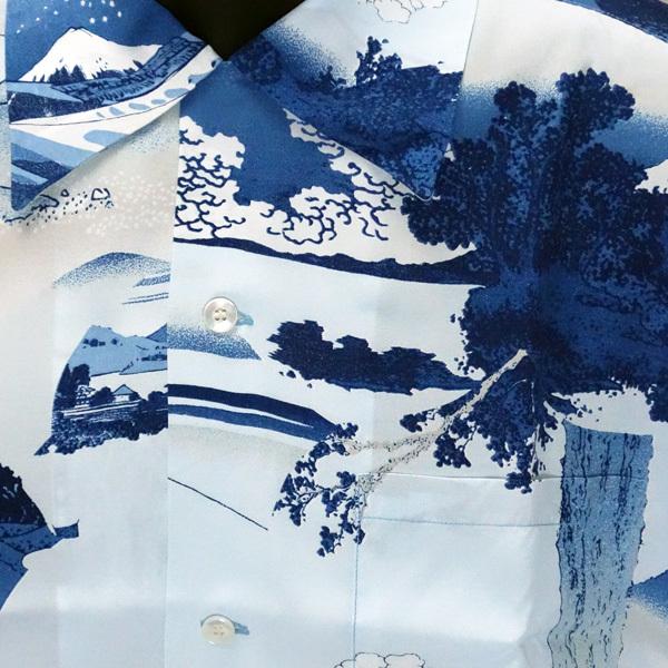 サンサーフ　SUN SURFx葛飾北斎 スペシャル・エディション アロハシャツ　“葛飾北斎 富嶽七景(ふがくななけい)” SS38712 | SUN SURF | 04
