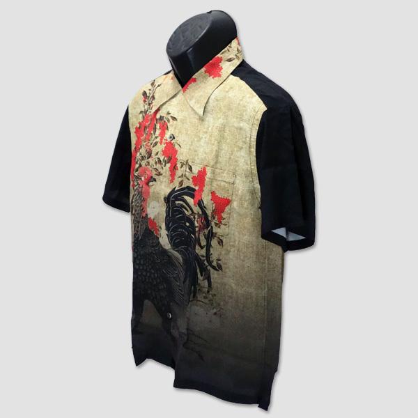 サンサーフ　SUN SURFx伊藤若冲 スペシャル・エディション アロハシャツ　“動植綵絵 南天雄鶏図(どうしょくさいえ なんてんゆうけいず)” SS38716 | SUN SURF | 03