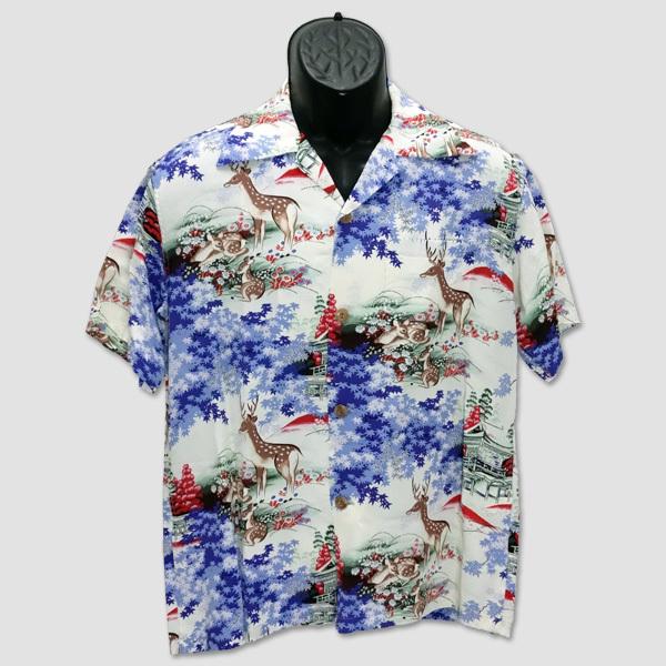 サンサーフ　SUN SURF　半袖和柄ハワイアンシャツ　“DEER ROYAL HAWAIIAN” SS38797 | SUN SURF