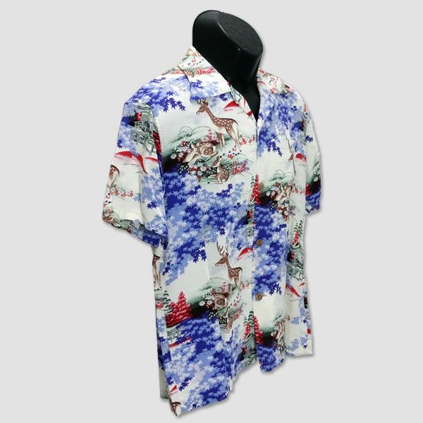 サンサーフ　SUN SURF　半袖和柄ハワイアンシャツ　“DEER ROYAL HAWAIIAN” SS38797 | SUN SURF | 02