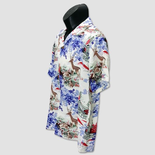 サンサーフ　SUN SURF　半袖和柄ハワイアンシャツ　“DEER ROYAL HAWAIIAN” SS38797 | SUN SURF | 03