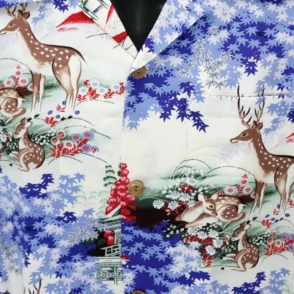 サンサーフ　SUN SURF　半袖和柄ハワイアンシャツ　“DEER ROYAL HAWAIIAN” SS38797 | SUN SURF | 04