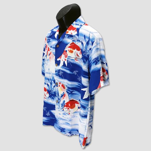 サンサーフ　SUN SURF　半袖和柄ハワイアンシャツ　“GOLD FISH” SS38802 | SUN SURF | 03