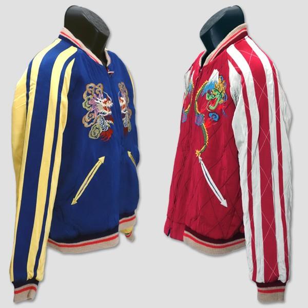 テーラートーヨー　TAILOR TOYO　KOSHO&CO.港商リバーシブル・スカジャン　“Dragon＆TigerxJapan Map Print” TT13923 |  | 02