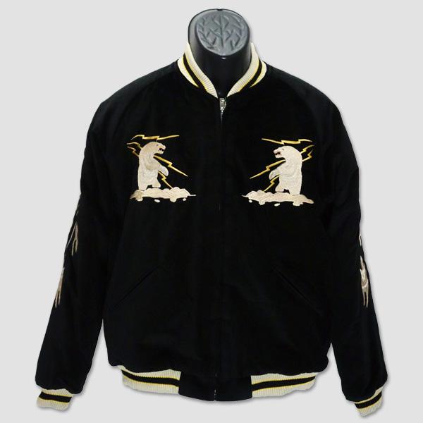 テーラートーヨー　TAILOR TOYO　リバーシブル別珍アラスカマップ・白熊スカジャケット　“POLAR BEARxALASKABMAP” TT15175 | TAILOR TOYO | 02