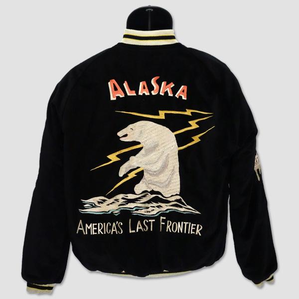 テーラートーヨー　TAILOR TOYO　リバーシブル別珍アラスカマップ・白熊スカジャケット　“POLAR BEARxALASKABMAP” TT15175 | TAILOR TOYO | 03