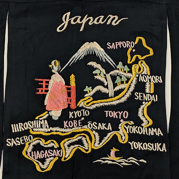 テーラートーヨー　TAILOR TOYO　ボウリング・スカシャツ　“TOYO BOWLING SUKA SHIRT JAPAN MAP” TT39699 | TAILOR TOYO | 07