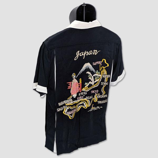 テーラートーヨー　TAILOR TOYO　ボウリング・スカシャツ　“TOYO BOWLING SUKA SHIRT JAPAN MAP” TT39699 | TAILOR TOYO | 08