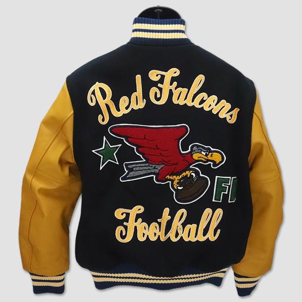 ホワイツビル　Whitesville　30oz ウール・メルトン AWARD JACKET　“Red Falcons AWORD JACKET” WV15386 | WHITESVILLE | 02