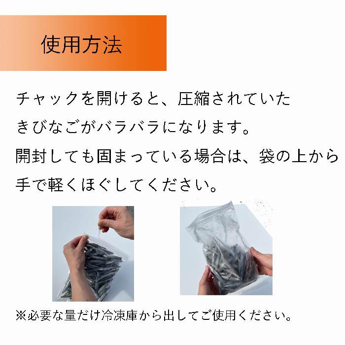 バラ 冷凍 きびなご エサ 真空パック 1kg (500gx2パック) キビナゴ