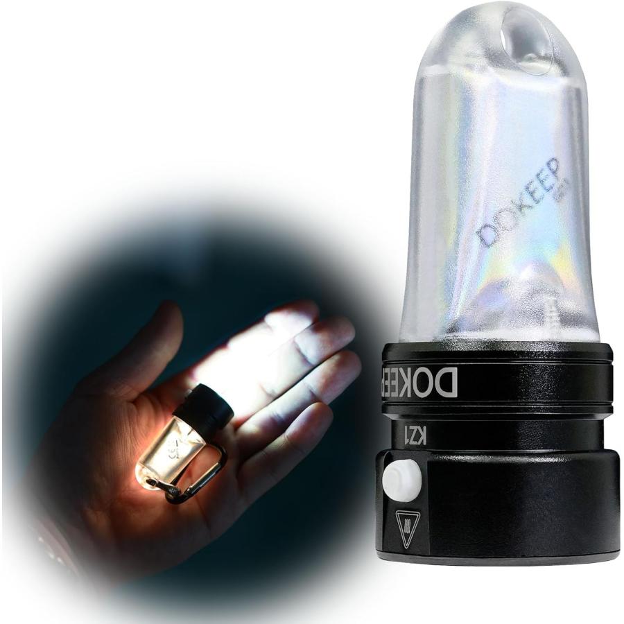 DOKEEP GD3 ミニLEDライト KZ1 懐中電灯アダプター IPX7防水 超軽量