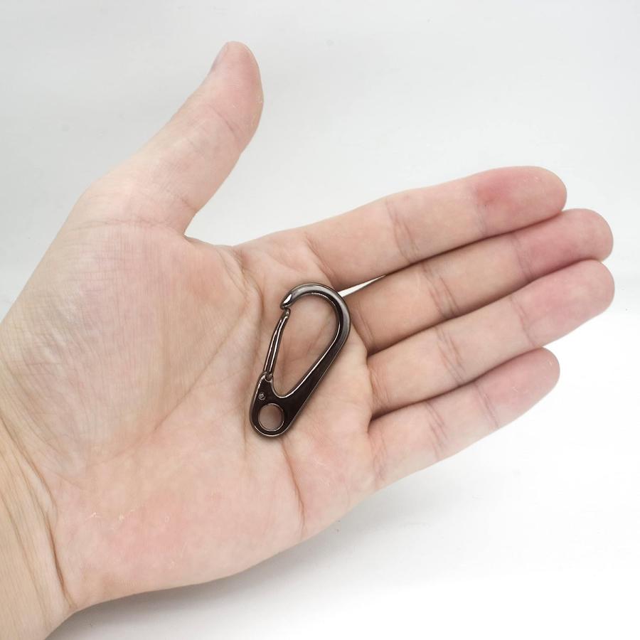 DOKEEP 5個入 カラビナ ミニカラビナ スナップフック SUS420J2