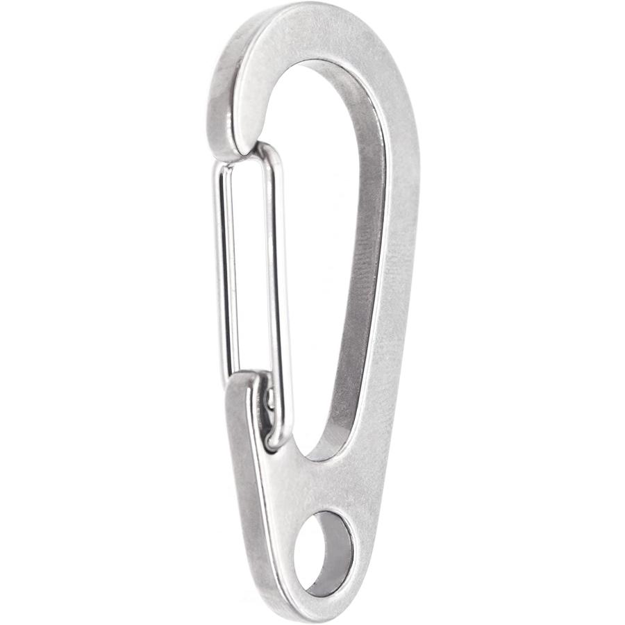 DOKEEP 50個入 カラビナ ミニカラビナ スナップフック SUS420J2