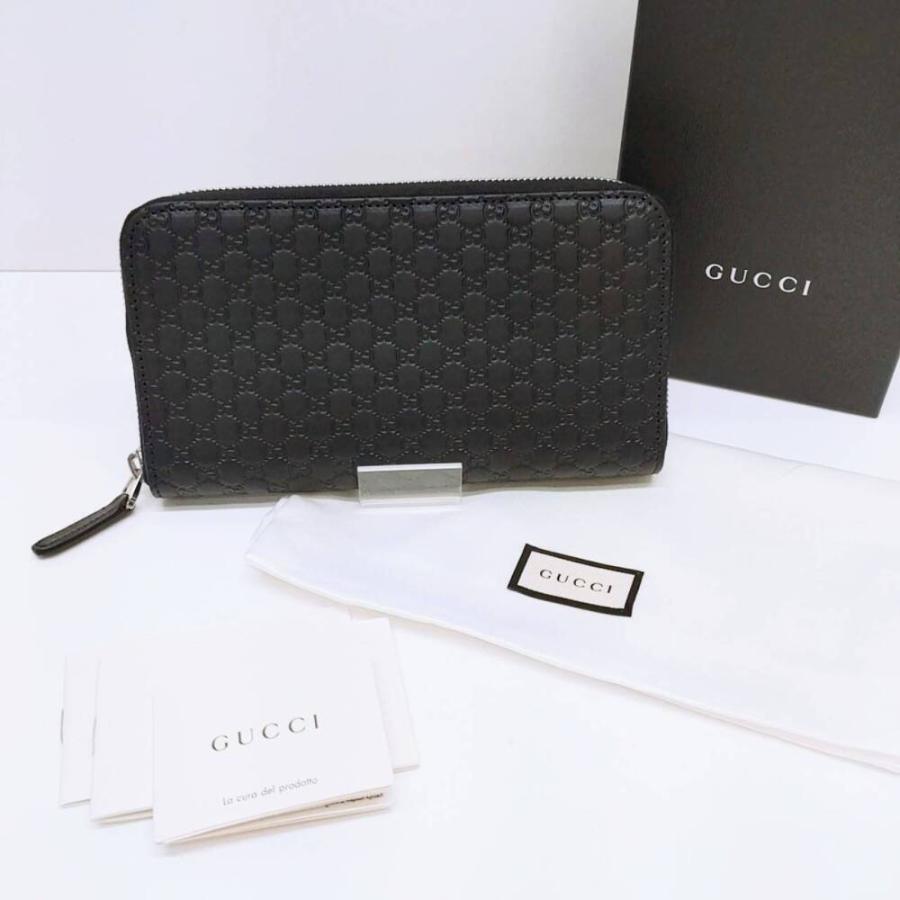 極美品】 GUCCI グッチ マイクロ シマ 長財布 財布 GG メンズ www