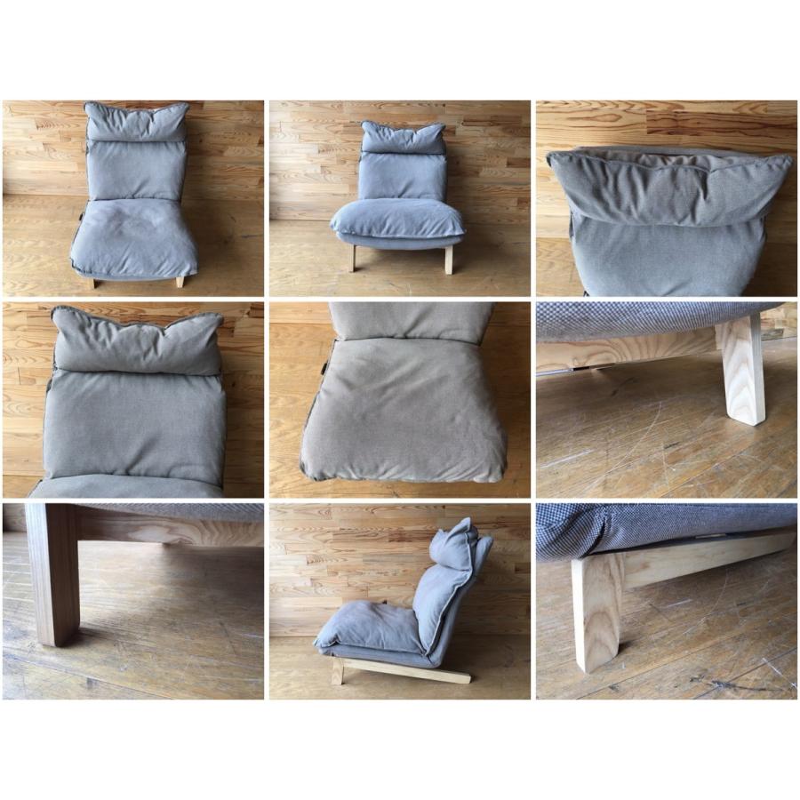 中古 無印良品 Muji ハイバックリクライニングソファ 1シーター 1p グレーベージュ バンバンイロイロ 通販 Yahoo ショッピング