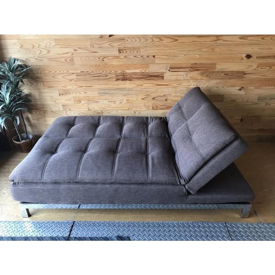【中古】 美品/IDC大塚家具/ソファベッド/リベロジオ/定価：99,900円/ファブリック/金属フレーム/幅1900 