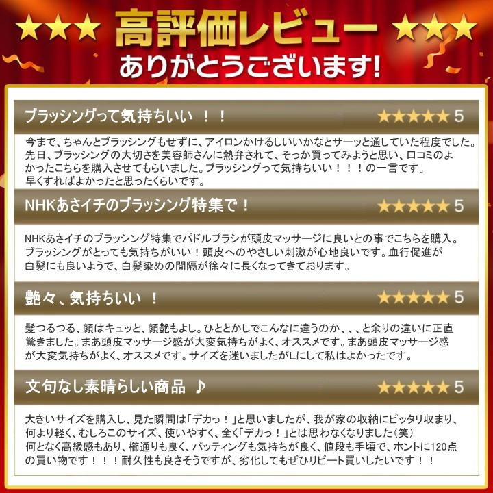 ヘアブラシ パドルブラシ 頭皮ケア ブラシ 頭皮マッサージ ヘッドマッサージ クッションブラシ くし 櫛 美髪 プレゼント 女性 | ブランド登録なし | 03