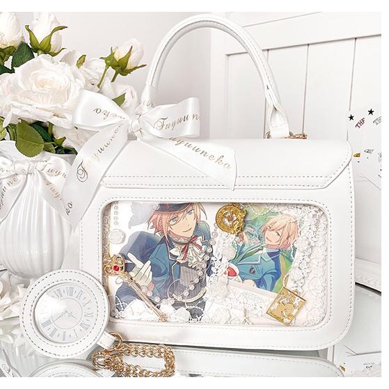 痛バッグ 痛バ 小さめ ショルダー ハンドバッグ 推し活 量産型 : 毒