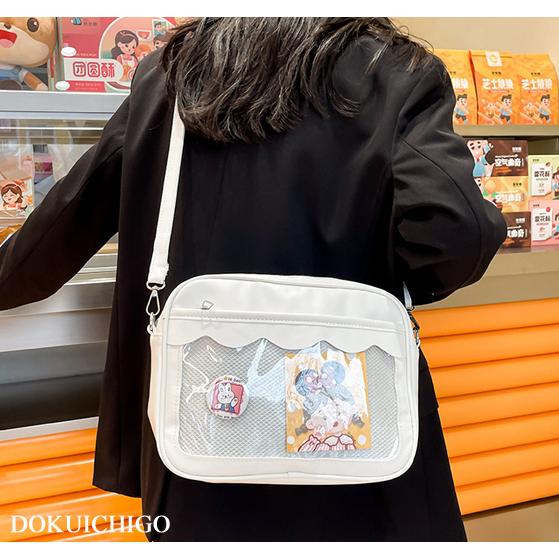 痛バッグ 痛バ ショルダー 小さめ オタク 推し 缶バッチ 推し活グッズ