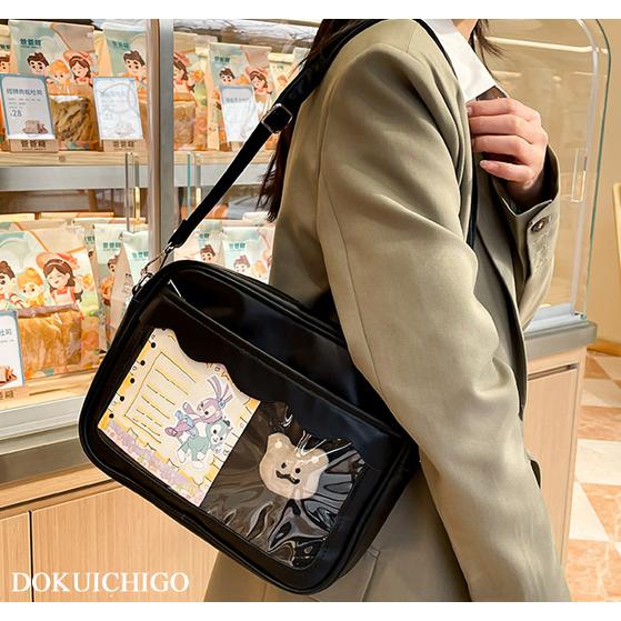 痛バッグ 痛バ ショルダー 小さめ オタク 推し 缶バッチ 推し活 痛バッグ 痛バ ショルダー 小さめ オタク 推し 缶バッチ 推し活