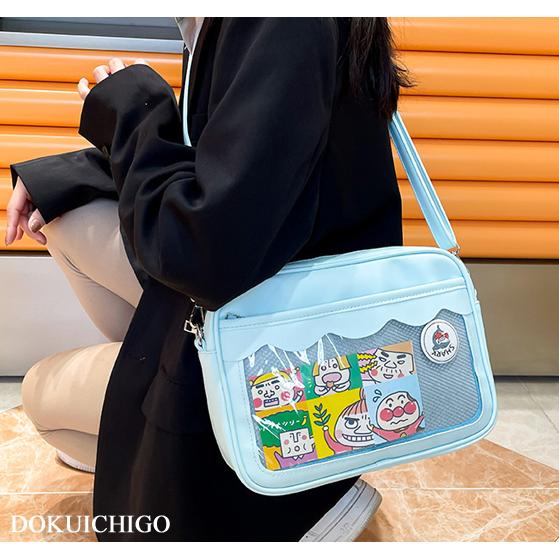 痛バッグ 痛バ ショルダー 小さめ オタク 推し 缶バッチ 推し活 痛バッグ 痛バ ショルダー 小さめ オタク 推し 缶バッチ 推し活