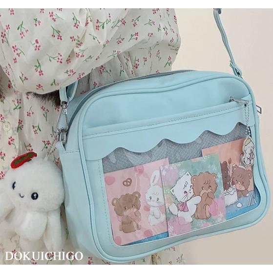 痛バッグ 痛バ ショルダー 小さめ オタク 推し 缶バッチ 推し活 痛バッグ 痛バ ショルダー 小さめ オタク 推し 缶バッチ 推し活