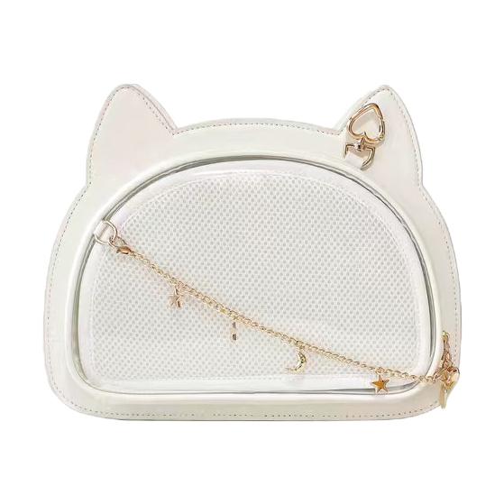 猫型 ネコ耳 痛バッグ 痛バ 小さめ ショルダー ハンドバッグ 猫型 ネコ耳 痛バッグ 痛バ 小さめ ショルダー ハンドバッグ