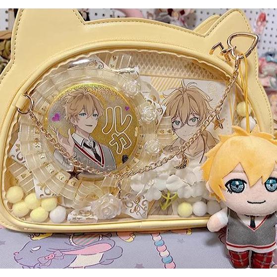 猫型 ネコ耳 痛バッグ 痛バ 小さめ ショルダー ハンドバッグ 推し活