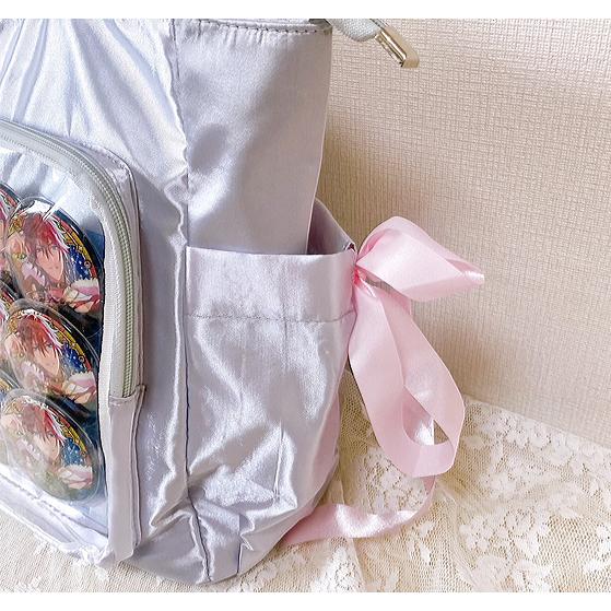 coo様♥️♥️♥️専用です。605 KOSP①ミルク缶細バッグ、リメ缶 痛バッグ 痛バ 手提げ トート オタク A4 缶バッチ 推し活 クリアバッグ