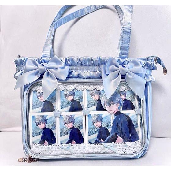 痛バッグ 痛バ ショルダー フリル 肩掛け トート 推し活 姫系 地雷