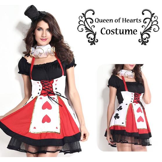 ハートの国の女王 コスプレ衣装 コスチューム ハロウィン 仮装 レディース トランプ アリス Di 毒いちご 通販 Yahoo ショッピング