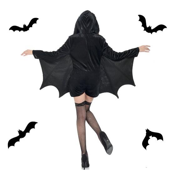 こうもり コスプレ衣装 レディース ハロウィン 蝙蝠 コウモリ 大きいサイズ コスチューム 仮装 M Xl 4l 5l Di531 毒いちご 通販 Yahoo ショッピング