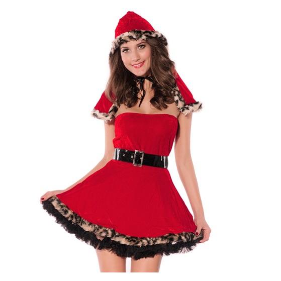 赤ずきん コスプレ衣装 ハロウィン コスチューム レディース 豹柄 ヒョウ 仮装 |  | 01