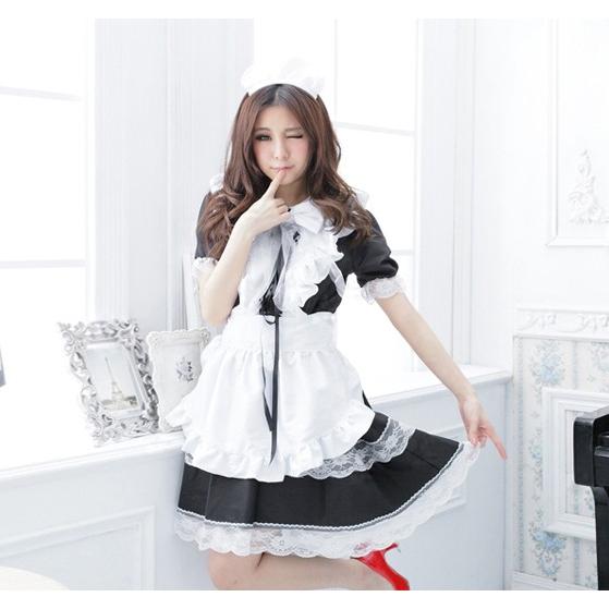 メイド服 コスプレ衣装 コスチューム 大きいサイズ S/Ｍ/Ｌ/XL/3L/4L/5L/6L｜dokuichigo｜03