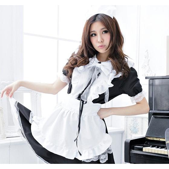 メイド服 コスプレ衣装 コスチューム 大きいサイズ S/M/L/XL/3L/4L