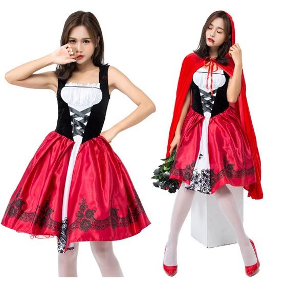 【本場アメリカ購入】ハロウィン, コスプレ, 衣装, 赤ずきん Amazon.co.jp: [X＆ZのSHOP] 販売正規店 赤ずきん コスプレ