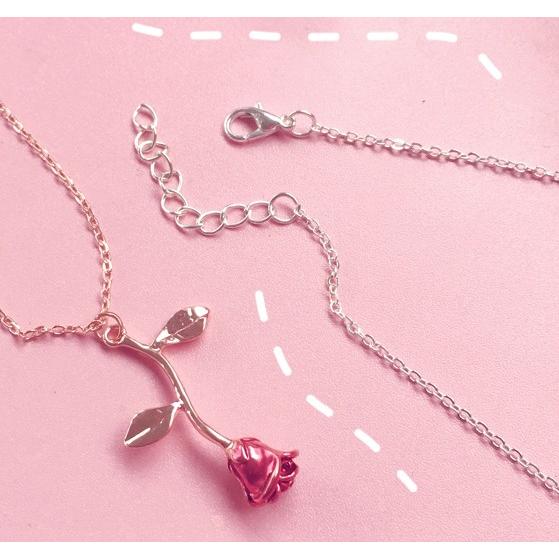 バラ ネックレス レディース 一輪の薔薇 アクセサリー