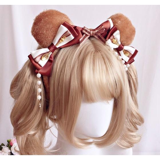 特別価格♡ハンドメイド ヘアアクセサリー♡いちご♡くま♡ポニーリボン 特別価格♡ハンドメイド ヘアアクセサリー♡いちご♡くま