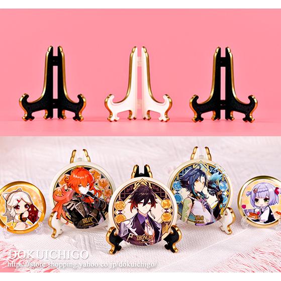 缶バッチ スタンド 色紙 額 立て 皿立 アンティーク 推し不在の誕生日