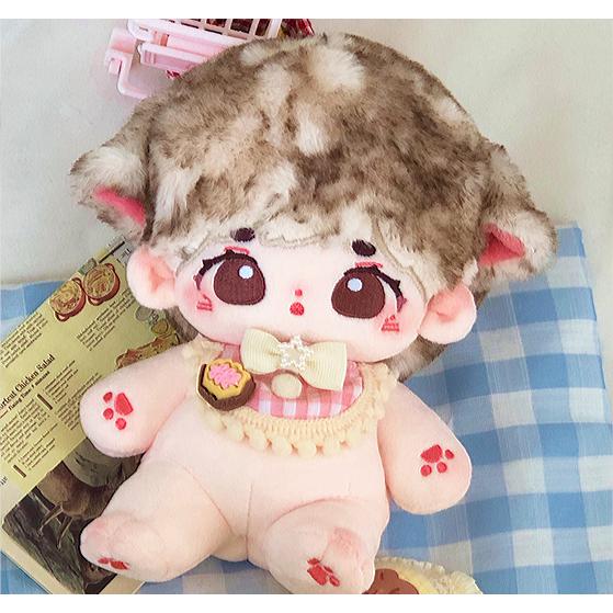 【スタイ×おしゃぶり付き】　ぬい服　着ぐるみ　12cm いつぬい　R7-118 スタイ×おしゃぶり付き】 ぬい服 着ぐるみ 12cm いつぬい R7-118