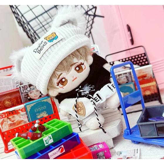 ぬい服 10cm 15cm くま耳帽子 クマ ぬいぐるみ服 推し活 ぬい服 10cm 15cm くま耳帽子 クマ ぬいぐるみ服 推し活