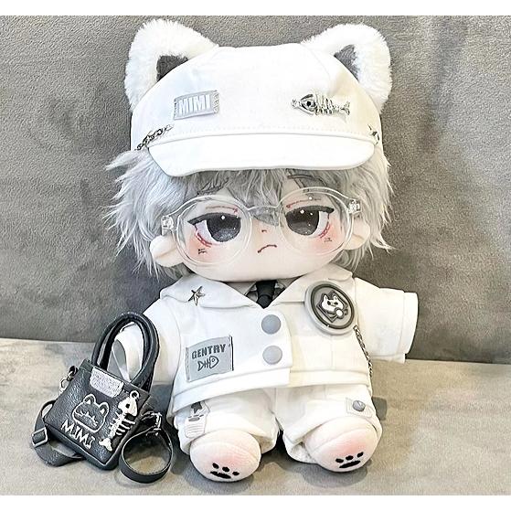 ぬい服 20cm 猫耳帽子 ネクタイ キャップ ぬいぐるみ服 推し活 ぬい服 20cm 猫耳帽子 ネクタイ キャップ ぬいぐるみ服 推し活