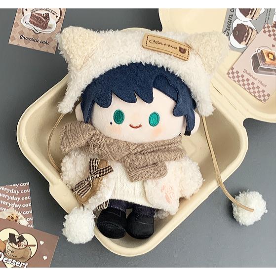 ぬい服　10㎝ぬい服　ぬい帽子　ハンドメイド　2WAY ぬい服】アニマル帽子&ぬい服セット【10cm用】【推し活グッズ