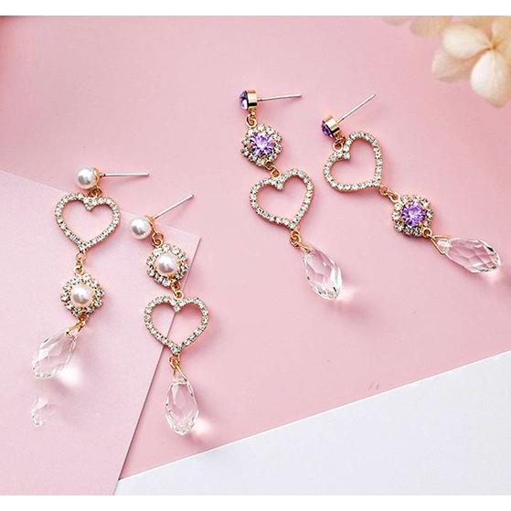 ハート ピアス ぶら下がりタイプ 韓国 レディース アクセサリー Pierce 29 毒いちご 通販 Yahoo ショッピング