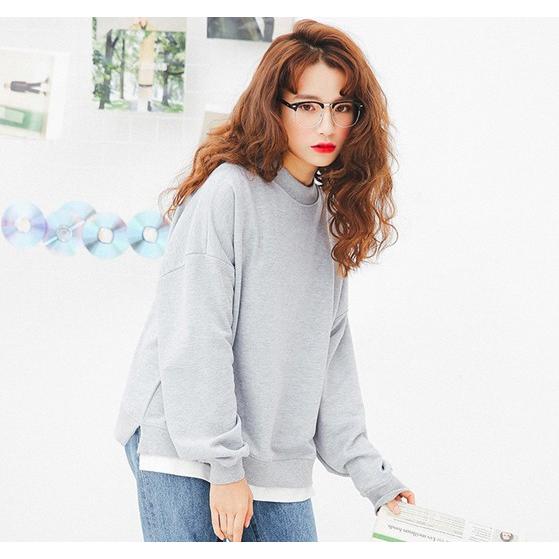 韓国ファッション 重ね着風 トレーナー レディース パーカー トップス 長袖 パステルカラー 春夏秋冬 Tb 185 毒いちご 通販 Yahoo ショッピング