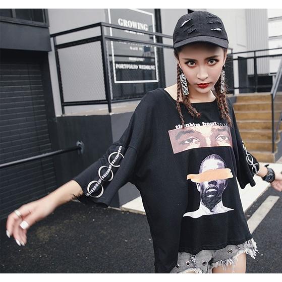 韓国ファッション レディース 半袖tシャツ ストリート系 原宿系 オルチャン 個性的 夏 2xl Xxl 3l 大きいサイズ有 Tb 2 毒いちご 通販 Yahoo ショッピング