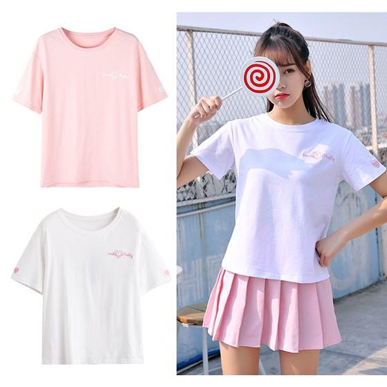 韓国ファッション レディース 半袖tシャツ オルチャン トップス 原宿系 夏 Tb 211 毒いちご 通販 Yahoo ショッピング