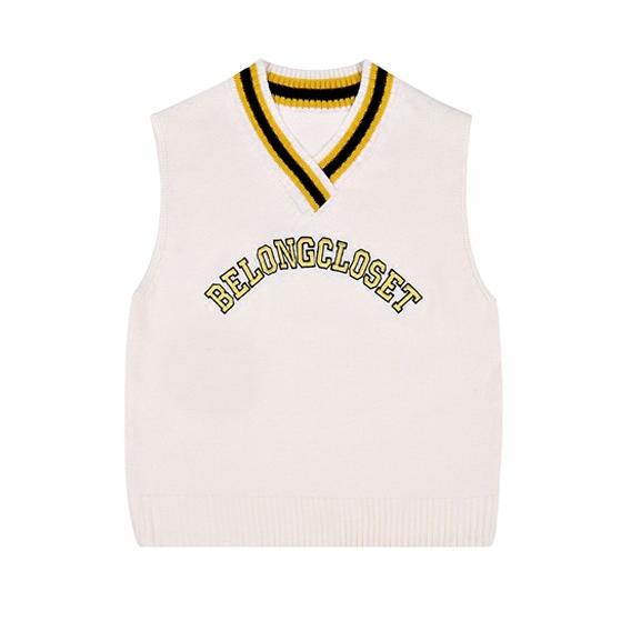 Sienne ベスト　韓国 韓国JK風 オレンジベスト制服セット | BODYLINE & LunaBelle