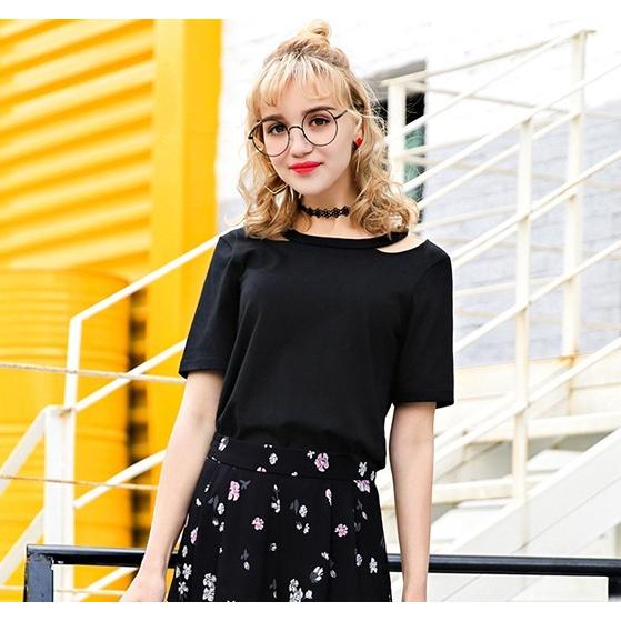 大きいサイズ 半袖 Tシャツ トップス レディース 韓国ファッション 無地 原宿 オルチャン 5l 6l 4xl 5xl Tb 301 毒いちご 通販 Yahoo ショッピング